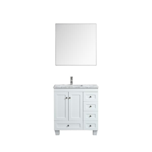 Eviva Happy 28" x 18"White Vanity