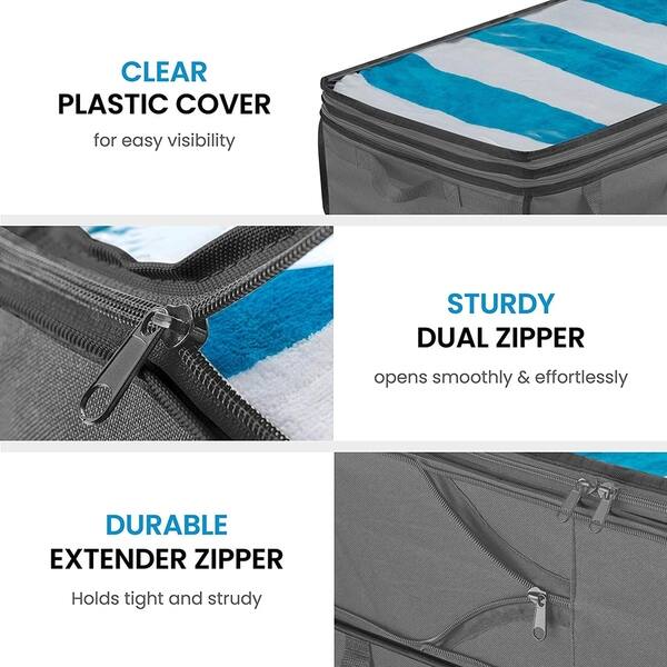 Shop Large Capacity Clothes Storage Bags 1 Pack Expandable
