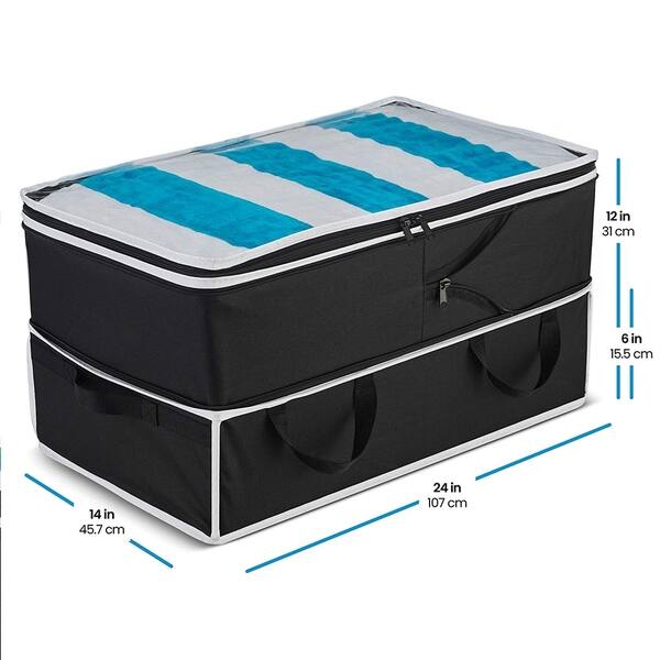 Shop Large Capacity Clothes Storage Bags 1 Pack Expandable