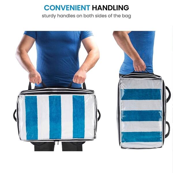 Shop Large Capacity Clothes Storage Bags 1 Pack Expandable