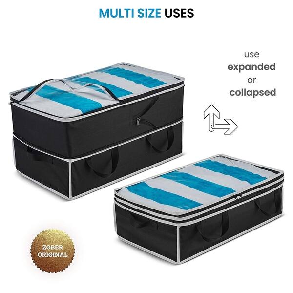 Shop Large Capacity Clothes Storage Bags 1 Pack Expandable