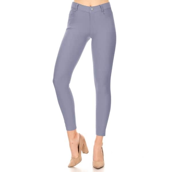 slide 1 of 15, Women's Casual Cotton Blend Skinny Jeggings Jeans Pants