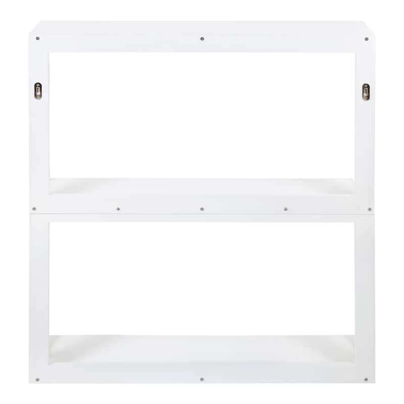 Kate and Laurel Ring Wooden 3-Tier Shelf - 28x8x31