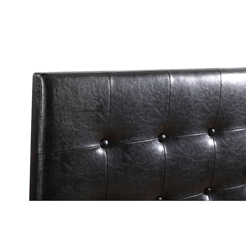 Porch & Den Berridge Tufted Adjustable Height Headboard