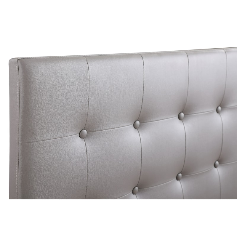 Porch & Den Berridge Tufted Adjustable Height Headboard