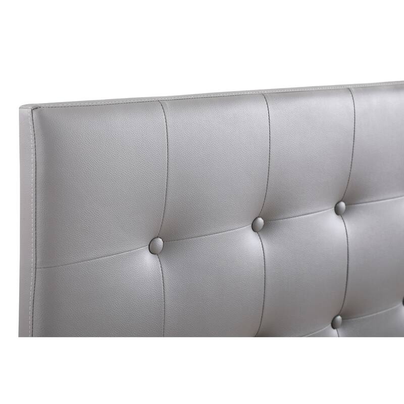 Porch & Den Berridge Tufted Adjustable Height Headboard