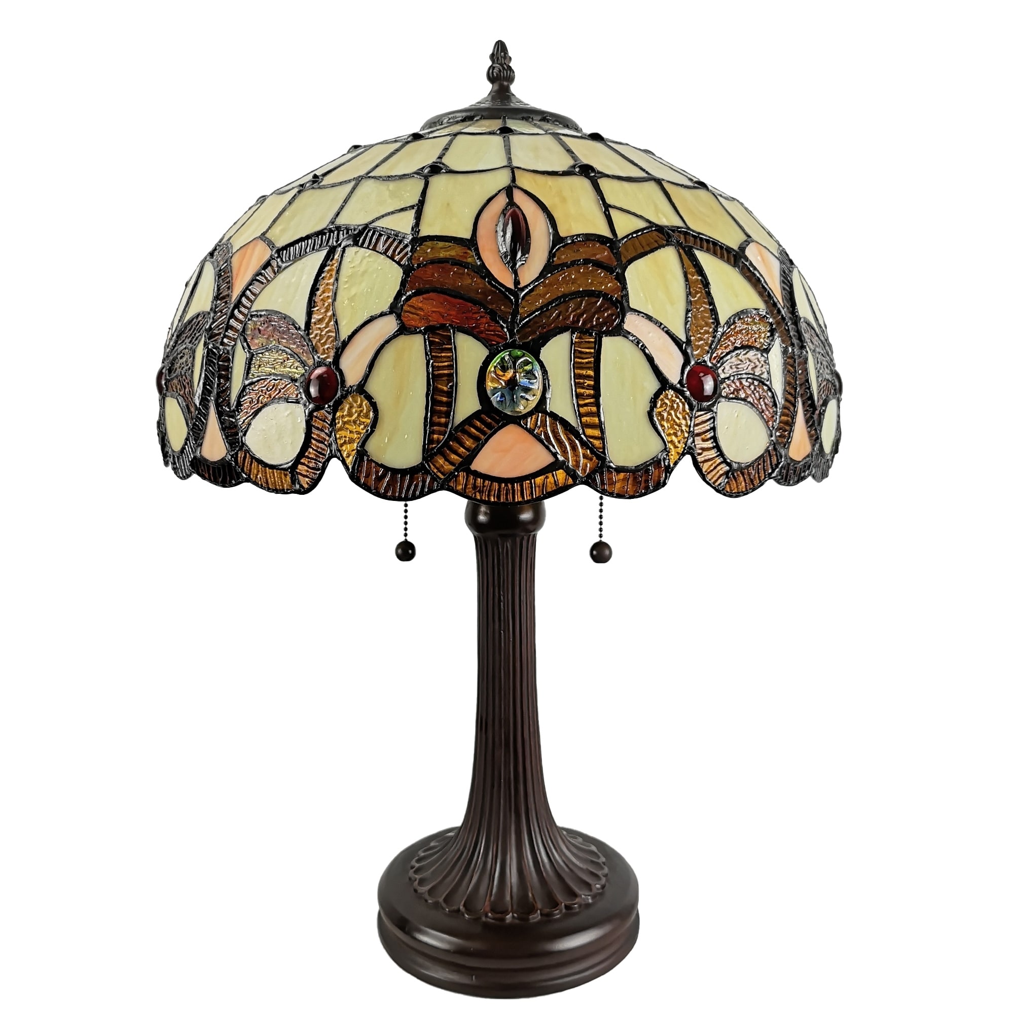 Amora Lighting Tiffany Style Table Lamp Banker Mission 24 Amora Lighting Tiffany Style Table Lamp