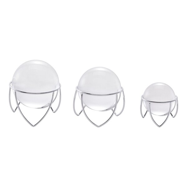 Medium Luxury Sphere // Chrome // Crystal + Iron