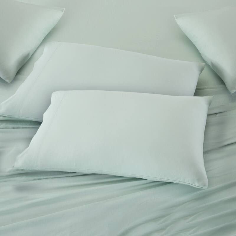 Modern Threads Garment Washed 6-Piece Microfiber Sheet Set