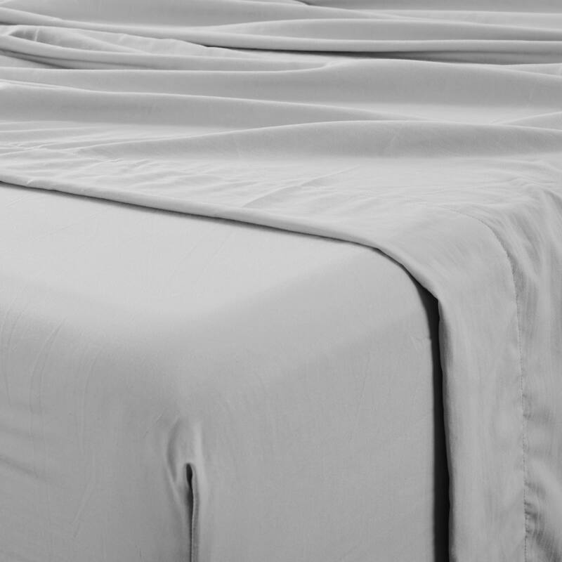 Modern Threads Garment Washed 6-Piece Microfiber Sheet Set - Grey - California King