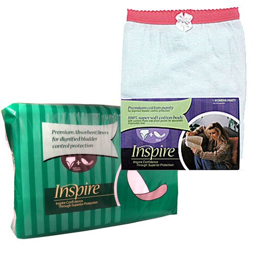 Shop Black Friday Deals on Women's Inspire Starter Set (5 Panties/ 250  Liners) - Overstock - 3063663