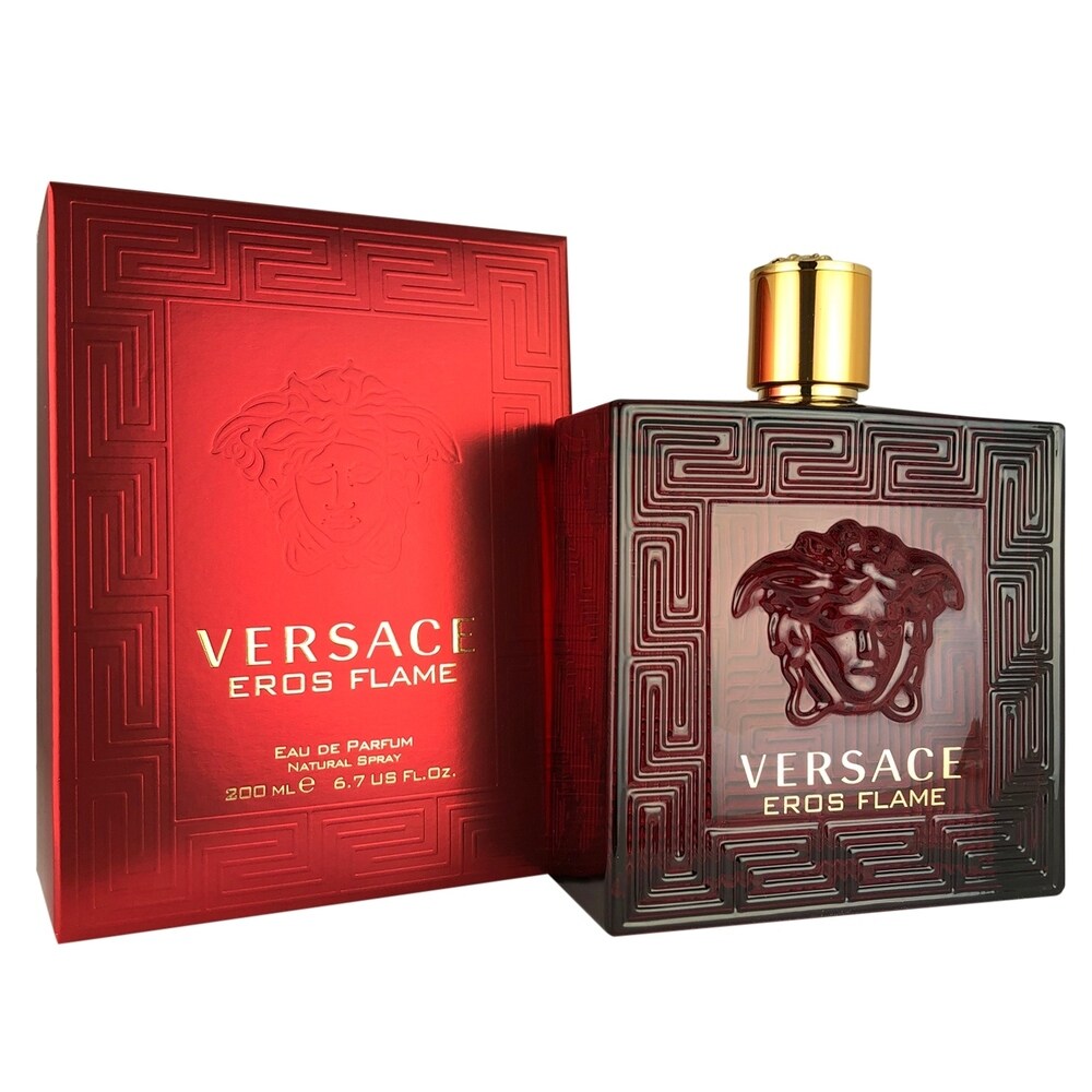 Versace 50 ml Eros Flame Eau De Parfum Set For Him