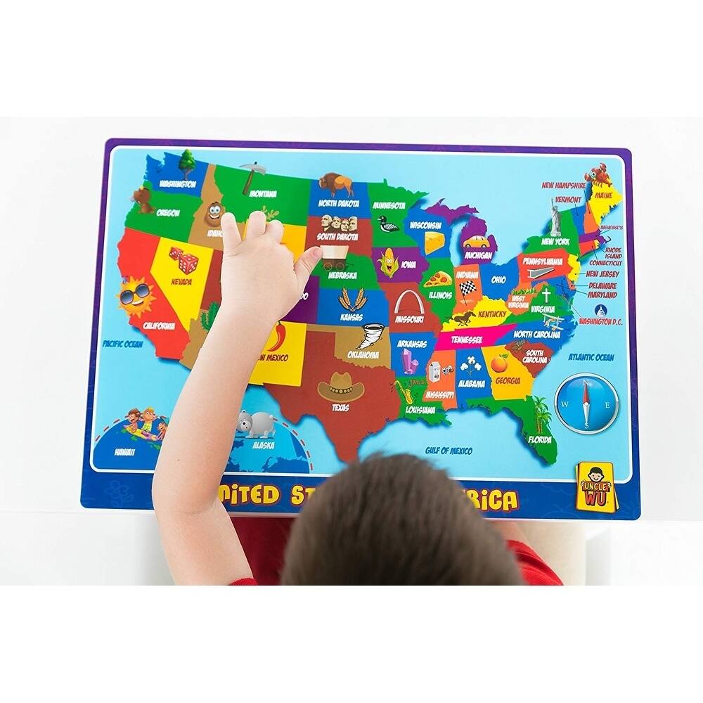 United State Map-Educational Kids Placemats