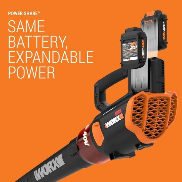 Worx 40v online blower