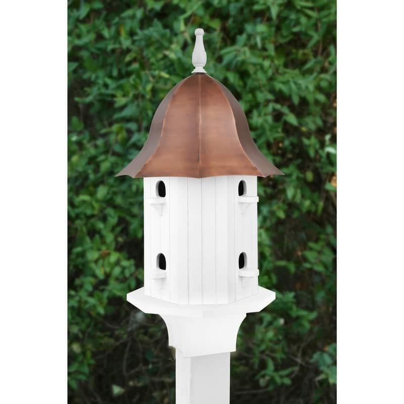 Dovecote Manor Bird House - Pure Copper Roof By Good Directions