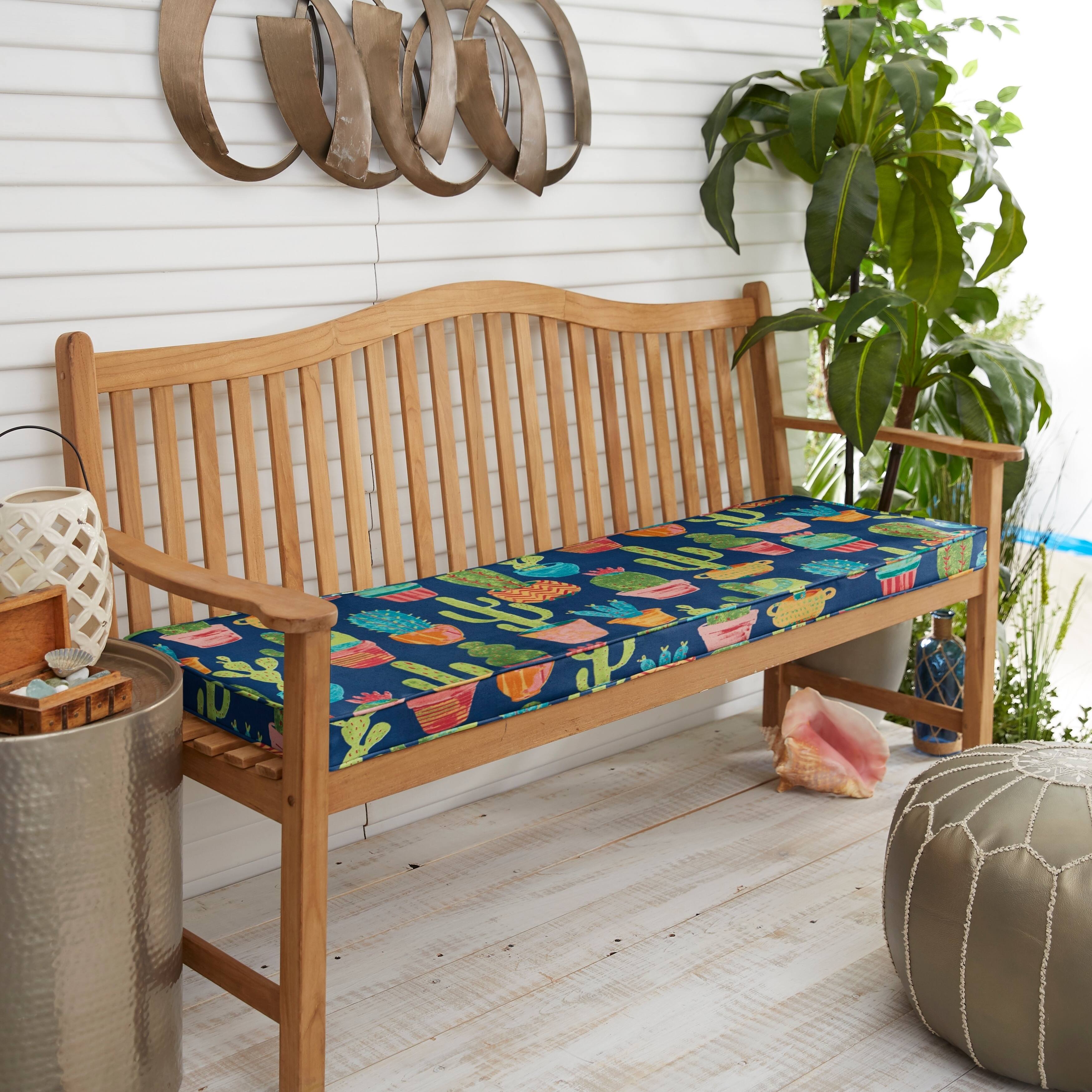 50 inch long bench cushion