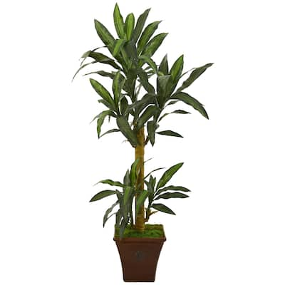 5' Yucca Artificial Plant in Brown Planter