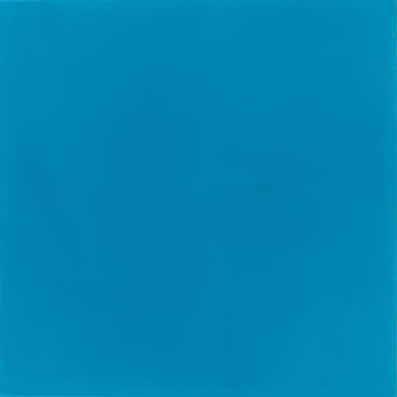 Handmade Solid Color in Blue Tile (Morocco)