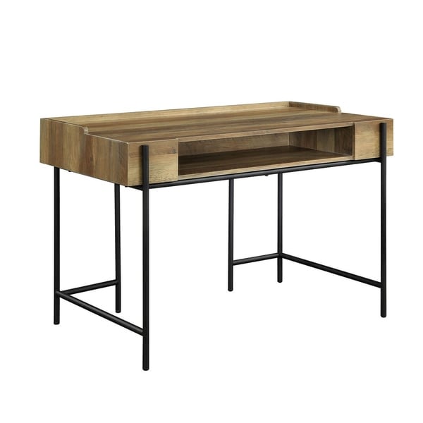 William's Home Furnishing Maeve Writing Desk In Sand Black Finish