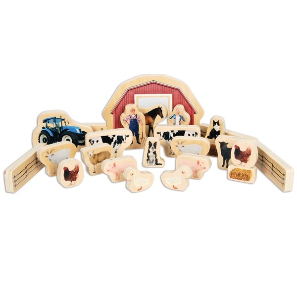 wooden play farm
