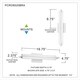 preview thumbnail 6 of 4, Quoizel Rosalie Brushed Aluminum 14W Bath LED Light