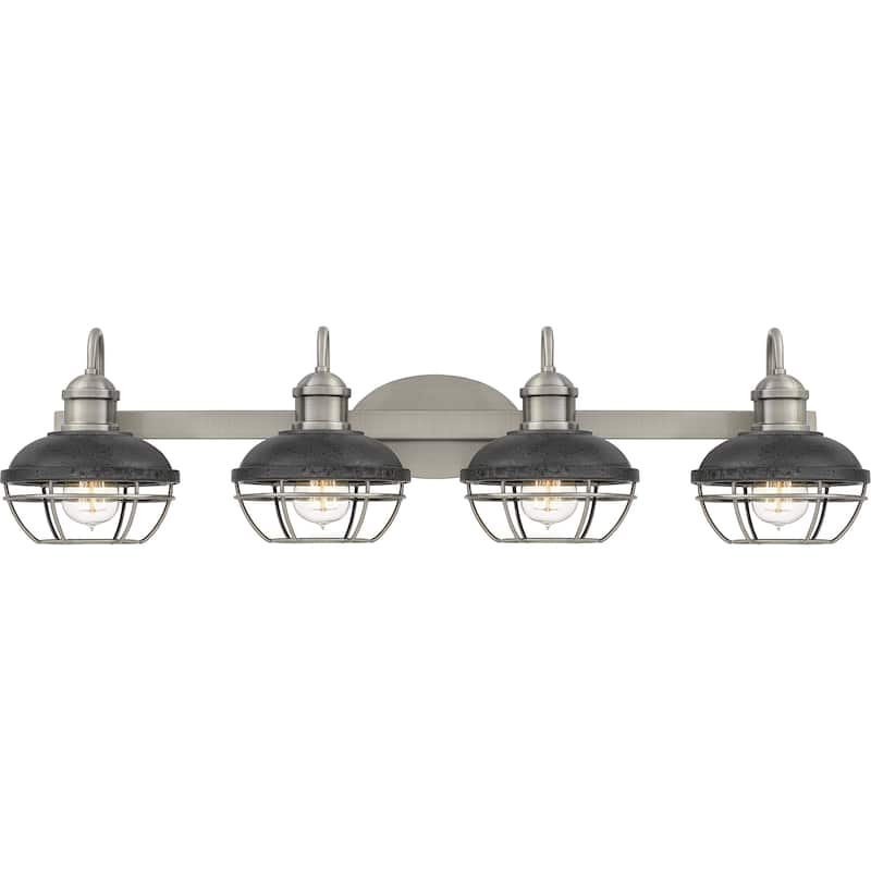 Carbon Loft Chadha Antique Polished Nickel 4-light Bath Light