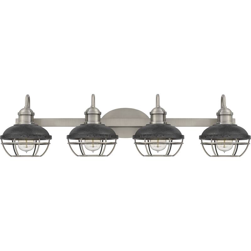 Carbon Loft Chadha Antique Polished Nickel 4-light Bath Light