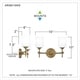preview thumbnail 7 of 5, Quoizel Aria Weathered Brass and Opal 2-light Bath Light