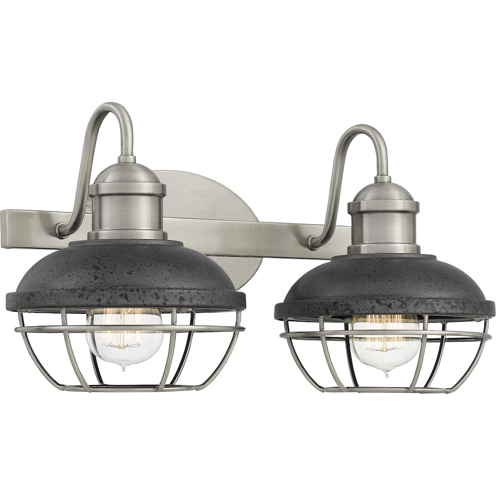 Carbon Loft Chadha Antique Polished Nickel 2-light Bath Light