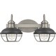 preview thumbnail 2 of 5, Carbon Loft Chadha Antique Polished Nickel 2-light Bath Light