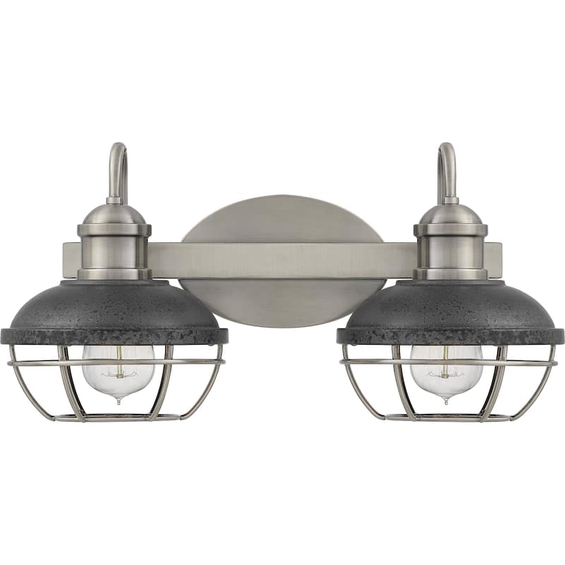 Carbon Loft Chadha Antique Polished Nickel 2-light Bath Light