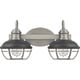 preview thumbnail 3 of 5, Carbon Loft Chadha Antique Polished Nickel 2-light Bath Light