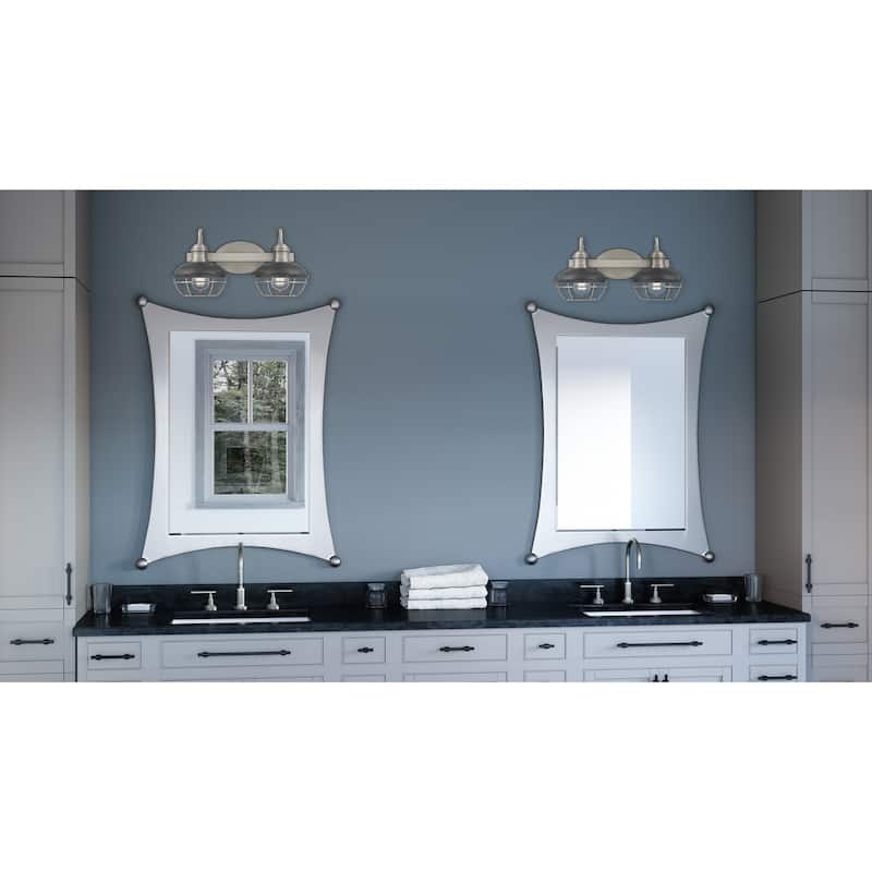 Carbon Loft Chadha Antique Polished Nickel 2-light Bath Light