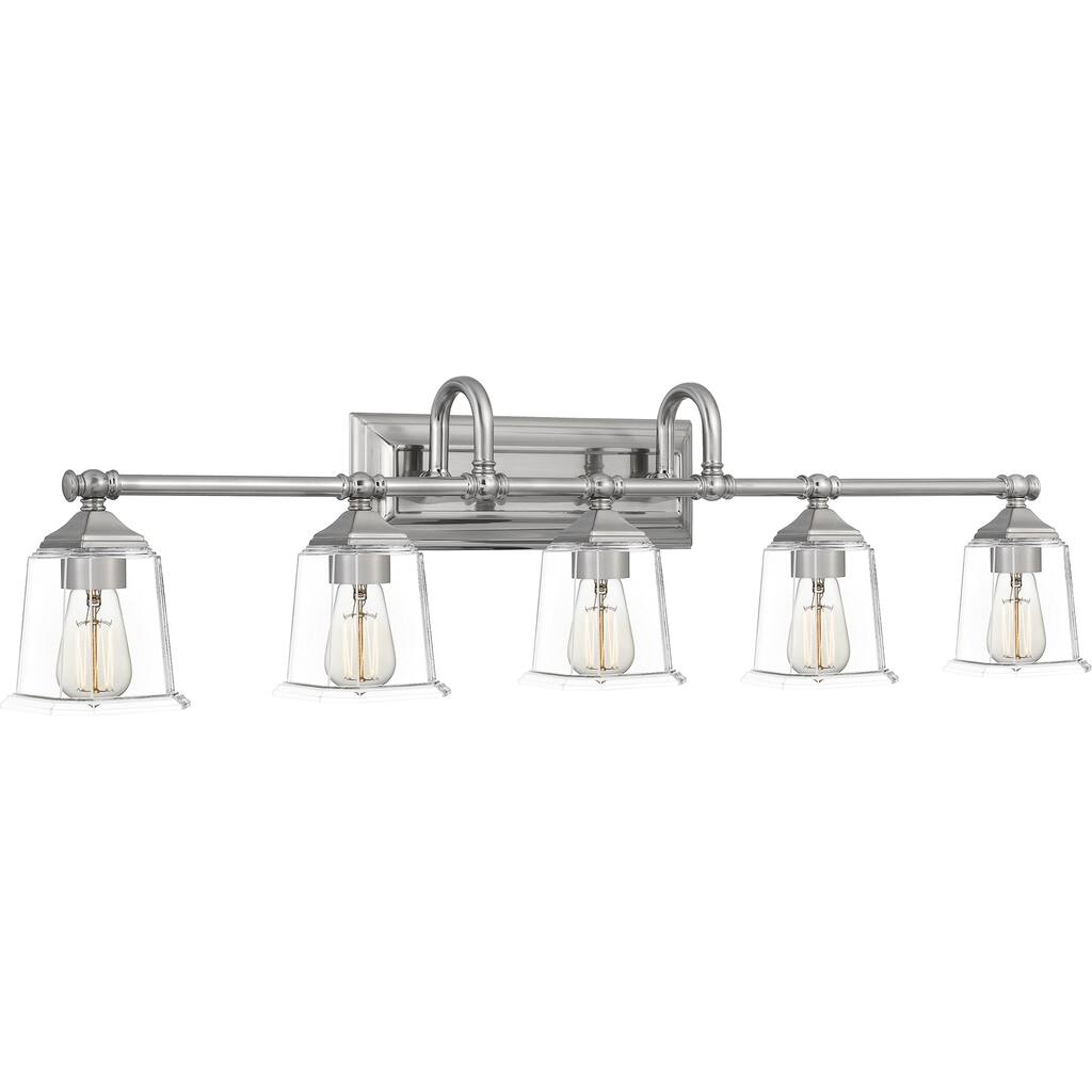 Copper Grove Soctra 5-light Silvertone Bath Light