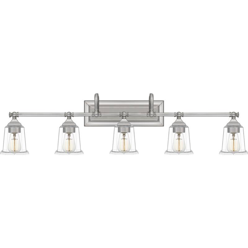 Copper Grove Soctra 5-light Silvertone Bath Light