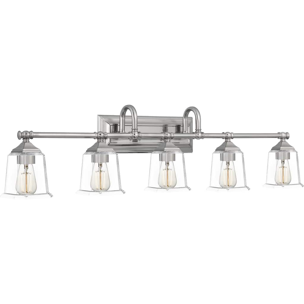 Copper Grove Soctra 5-light Silvertone Bath Light
