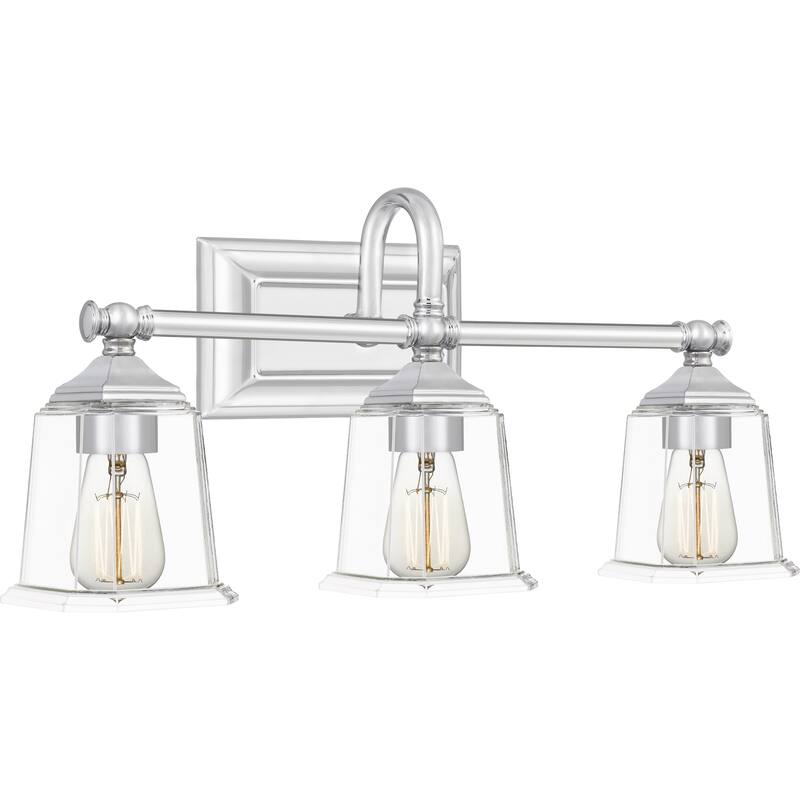 Copper Grove Soctra 3-light Silvertone Bath Light - Polished Chrome
