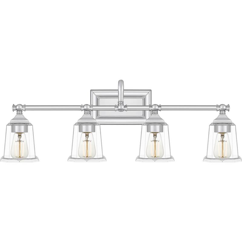 Copper Grove Soctra 4-light Silvertone Bath Light