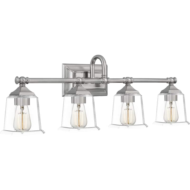 Copper Grove Soctra 4-light Silvertone Bath Light - Brushed Nickel