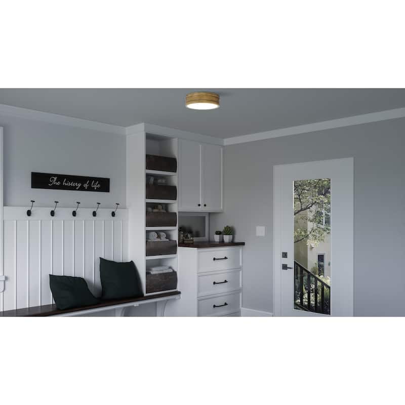 Carbon Loft Tiwari Etched Diffuser LED Flush Mount