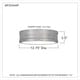 preview thumbnail 7 of 12, Carbon Loft Tiwari Etched Diffuser LED Flush Mount