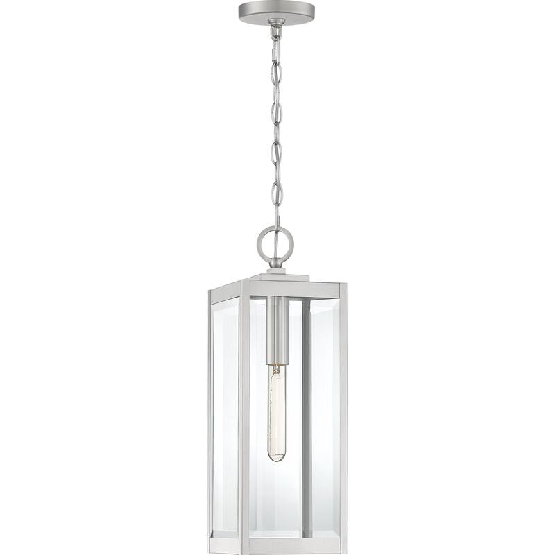 Okaba Clear Beveled Outdoor Hanging Light by Havenside Home
