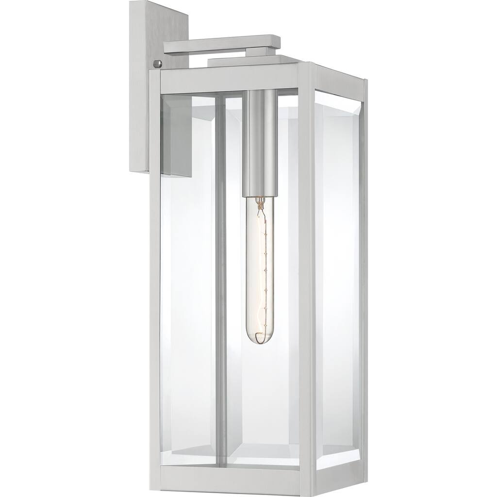 Quoizel Westover Clear Beveled Large 1-light Outdoor Wall Lantern