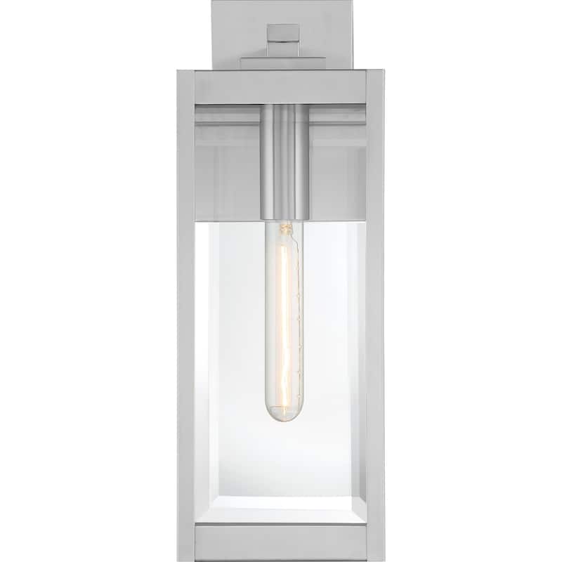 Rumadan Clear Beveled 1-light Outdoor Wall Lantern by Havenside Home