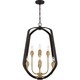 preview thumbnail 3 of 5, Quoizel Kinkade Western Bronze 8-light Foyer Pendant