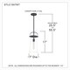 preview thumbnail 21 of 19, Quoizel Stella Clear 1-light Mini Pendant