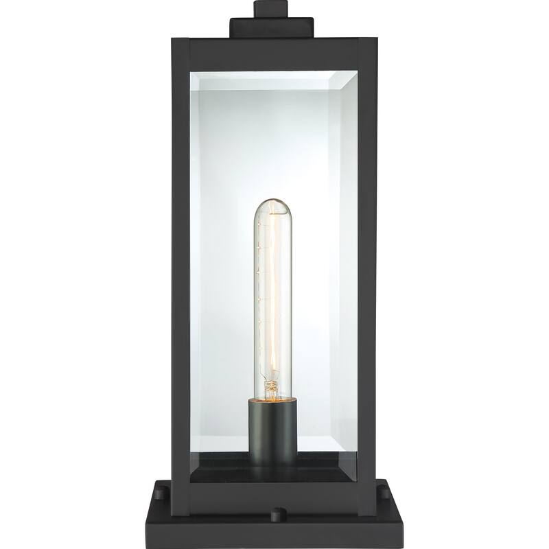 Rumadan Clear Seedy 1-light Outdoor Pier Base Lantern by Havenside Home