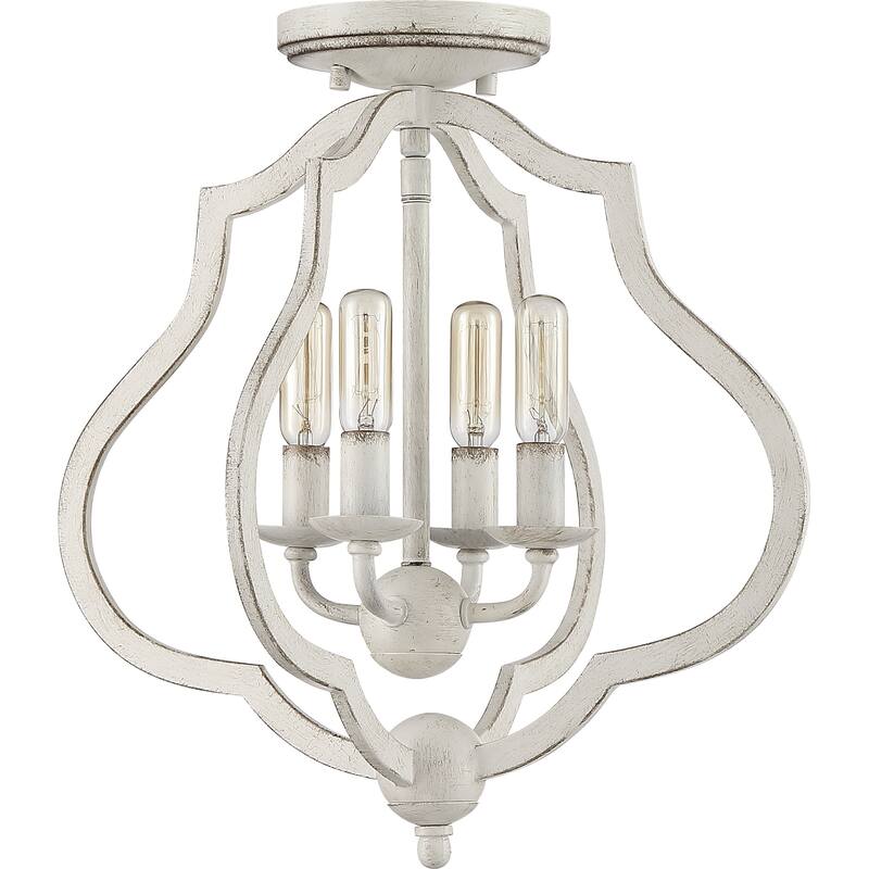 The Gray Barn Forde Abbey 4-light Semi-flush Mount