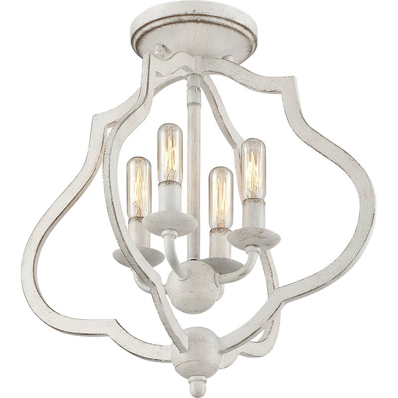 The Gray Barn Forde Abbey 4-light Semi-flush Mount