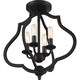 preview thumbnail 21 of 22, The Gray Barn Forde Abbey 4-light Semi-flush Mount